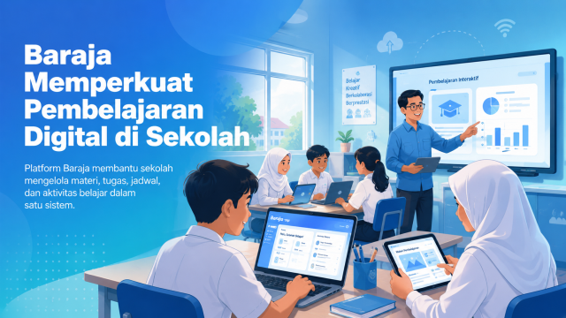 Baraja Memperkuat Pembelajaran Digital di Sekolah